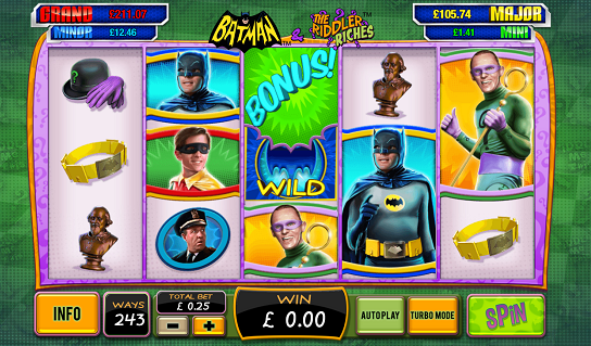Batman The Riddler Riches Playtech