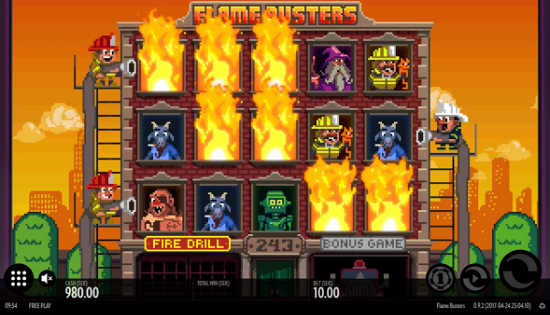 machine a sous Flame Busters bonus