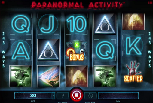 machine à sous paranormal activity isoftbet