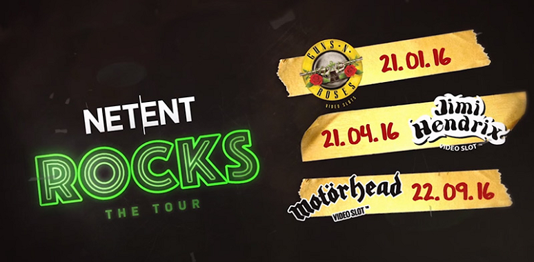 La machine à sous Motörhead cloturera le Netent Rocks Tour le 22 Septembre 2016