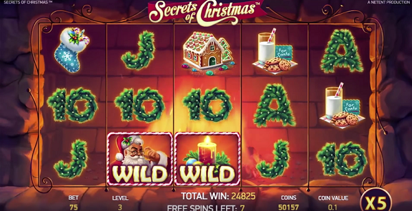 machine à sous secrets of Christmas free spins