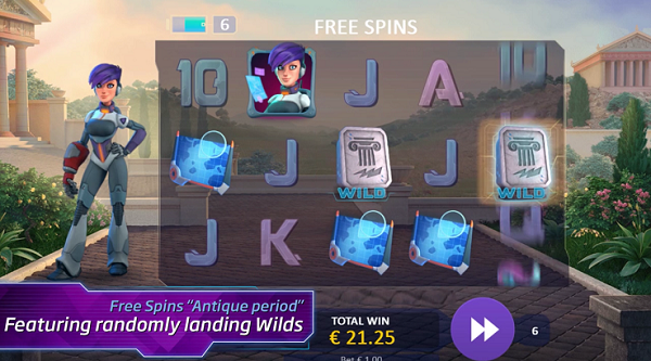 machine a sous Time Warp Guardian mode free spins
